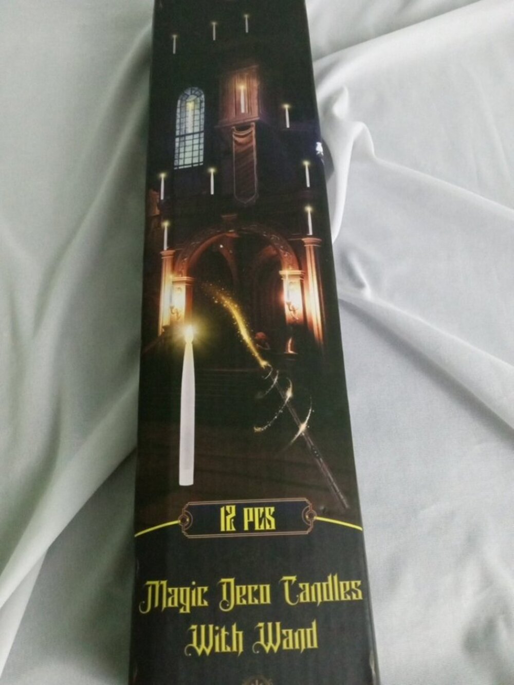 12Pcs Floating LED Candles with Remote Control Magic Wizard Halloween Decor